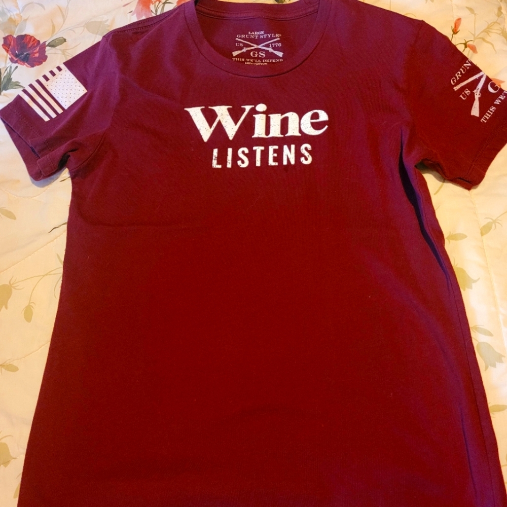 Wine Listens Tshirt